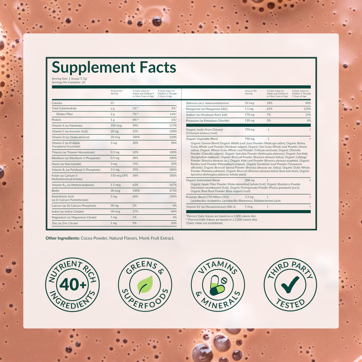 Beam Kids Multivitamin Powder – Kids Vitamins with Greens, Probiotic & Prebiotic, Immune Support for Children & Toddlers, No Artificial Sweeteners, For Picky Eaters,