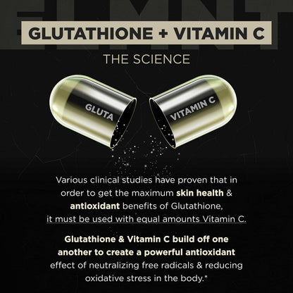 2150mg Super Liposomal Glutathione Supplement w. Vitamin C, Quercetin & Pure L Glutathione 2000mg Triple Action Formula Glutathione Liposomal Supplement