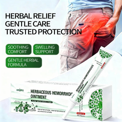 Reejoys Hemorrhoid Cream: Advanced Herbal Hemorrhoids Treatment Cream for Itching and Burning, Shrink & Soothe Hemorrhoids - 1.8 Oz ReejoysBuy Supplements Australia