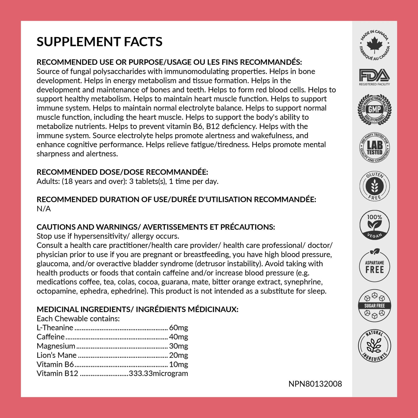 REJUVE+ Focus & Clarity Nootropic Supplement – Brian Boost | L-Theanine, Caffeine, Lion’s Mane, Magnesium, Vitamin B6 & B12 | Brain Support, Memory, Focus & Energy | Mint Flavor (30 Chewables) (1) REJUVE+ buy supplements Au