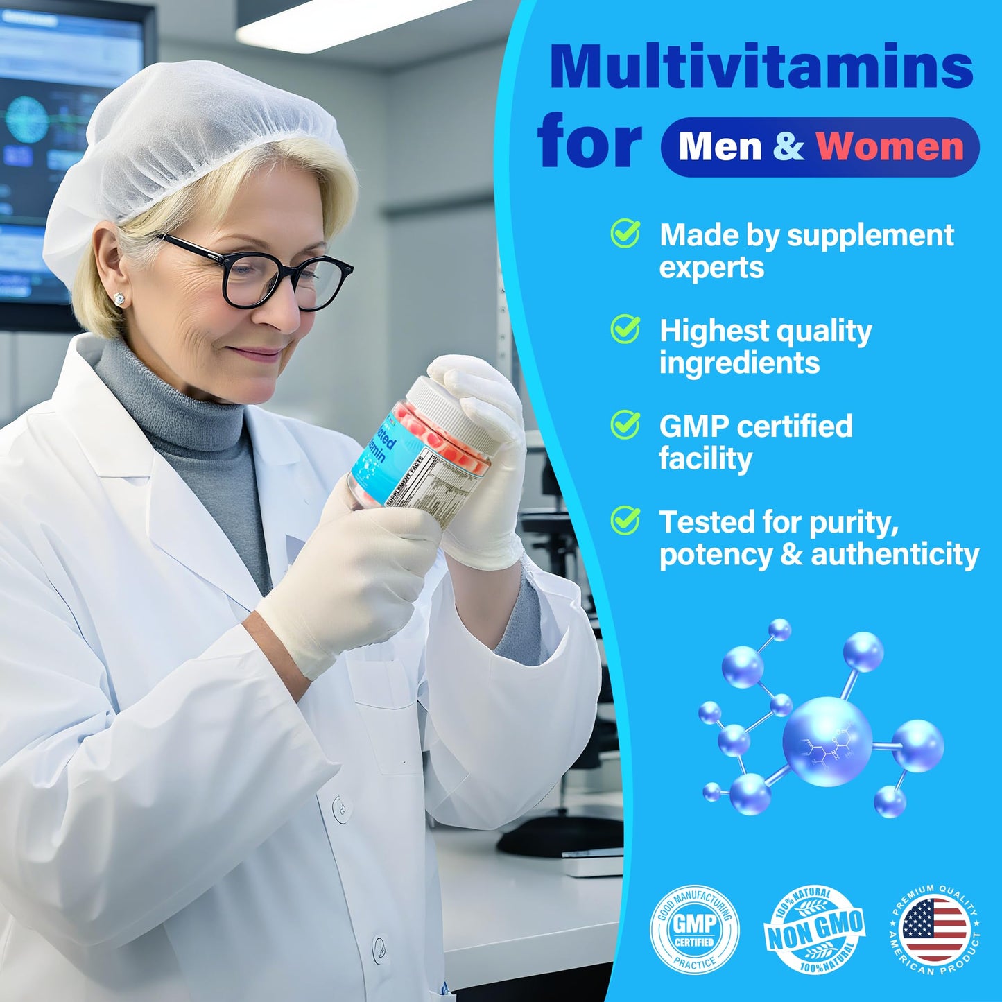 Methylated Multivitamin for Women & Men Gummies w/ Omega-3, Calcium, D3 K2, Methylfolate & B12, TMG, Daily Vitamins, Mag, CoQ10, Probiotic for 18 30 40 50 60 70+, Overall Health - Vegan, Sugar Free NEVISS buy supplements Au