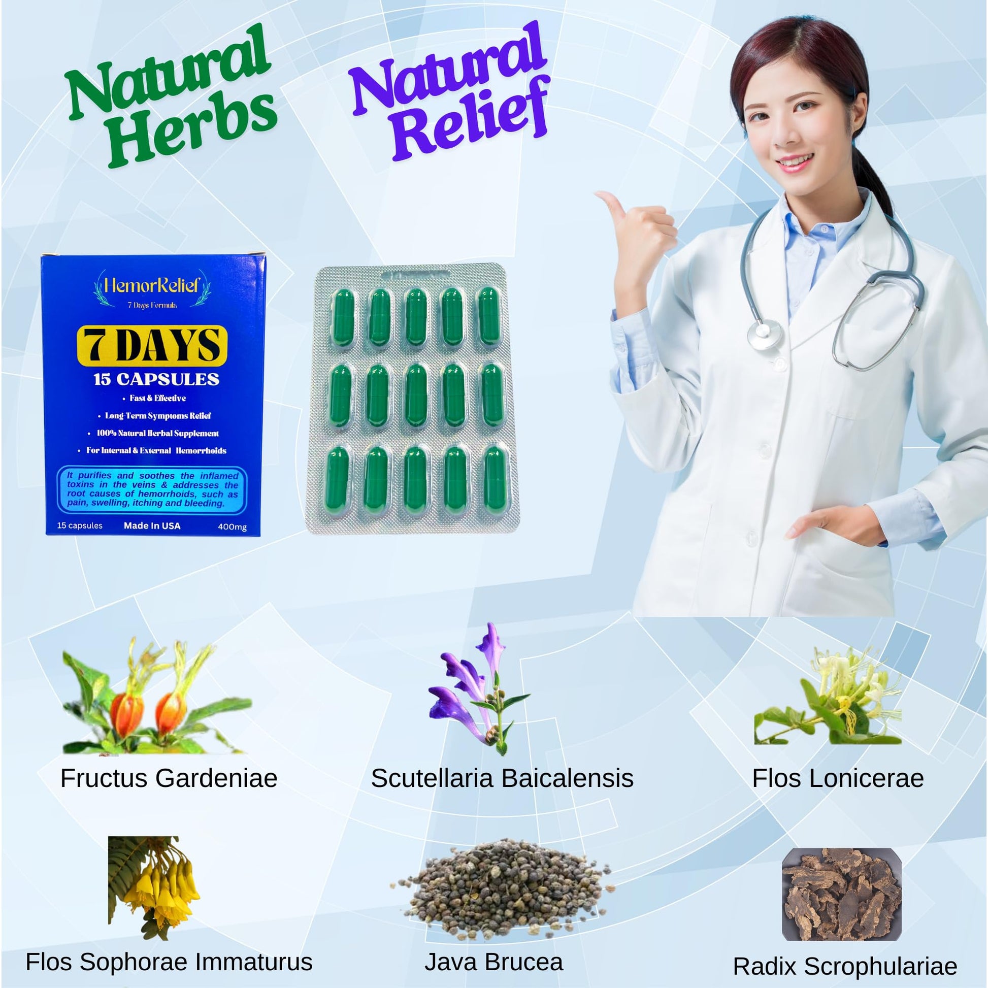 7Days Hemorrhoid Detox Formula, Works to Address The Root Causes of Hemorrhoids Provide Fast & Long-Lasting Relief GenericBuy Supplements Australia