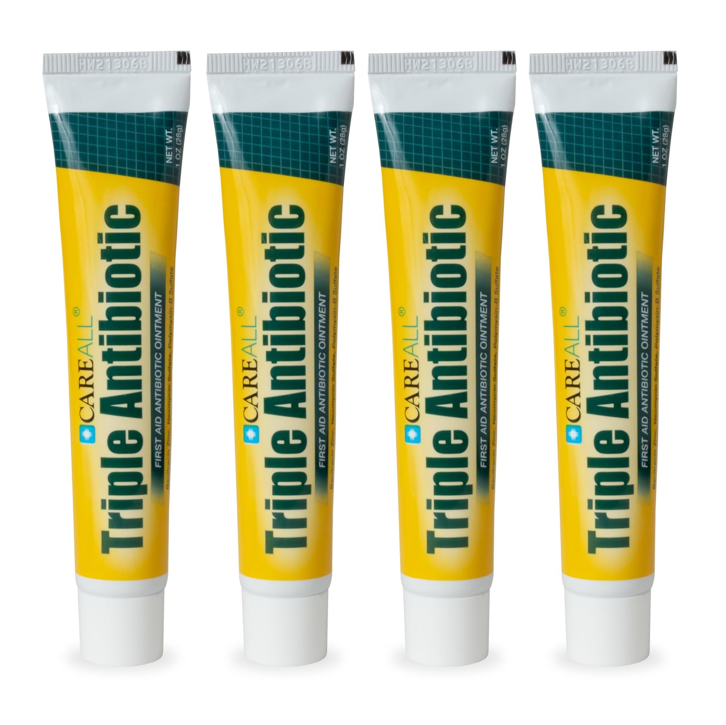 CareAll Triple Antibiotic Ointment 1.0 oz (4 Pack), First Aid Ointment for Minor Scrapes, Cuts, and Burns to Help Prevent Infection, Compare to The Active Ingredients of The Leading Brand CareAll buy supplements Au