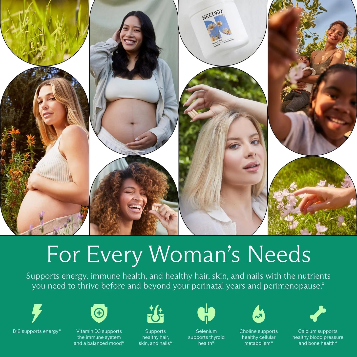 Needed. Multivitamin for Women with 23 Vitamins, Minerals and Antioxidants - Daily Womens Multivitamin Needed.