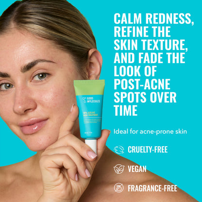 Good Molecules 10% Azelaic Acid Treatment for Face – Soothing Formula for Facial Redness