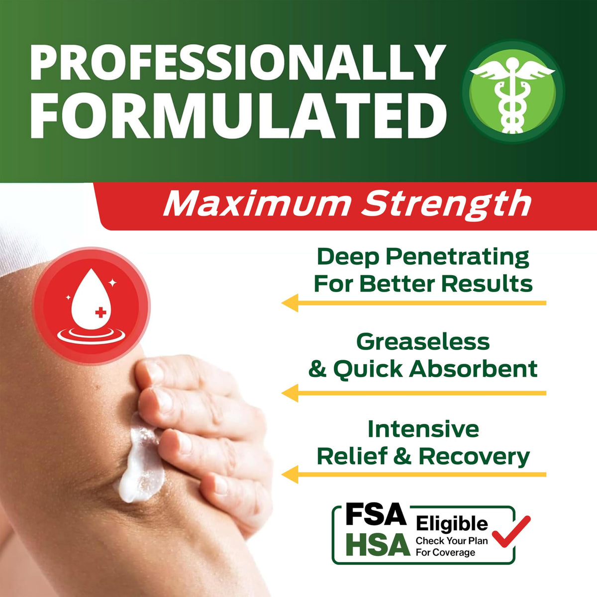 Owell Naturals Deep Penetrating Pain Relief Cream, Maximum Strength Formula for Joints & Muscles, Lower Back, Knees, Hands, Legs, Ankle – Fast Acting Comfort, 7 oz Owell NaturalsBuy Supplements Australia