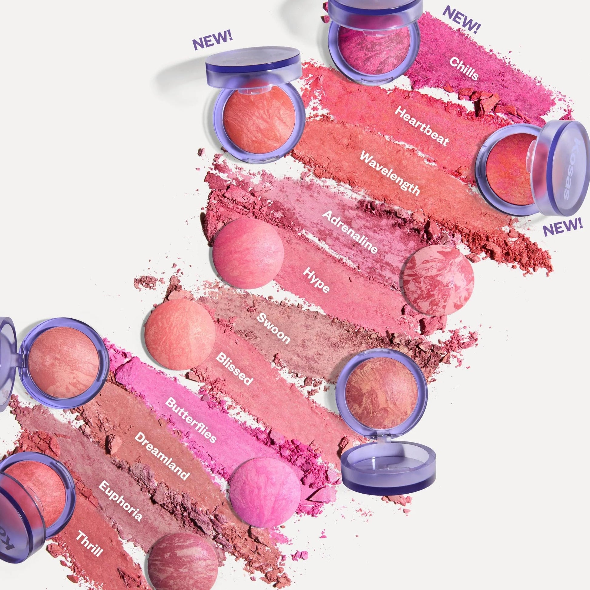 Kosas Blush is Life –Talc-Free Dimensional Blush Baked with Squalane & Hyaluronic Acid – Long Wear, Safe for Sensitive Skin - Swoon Kosas buy supplements Au