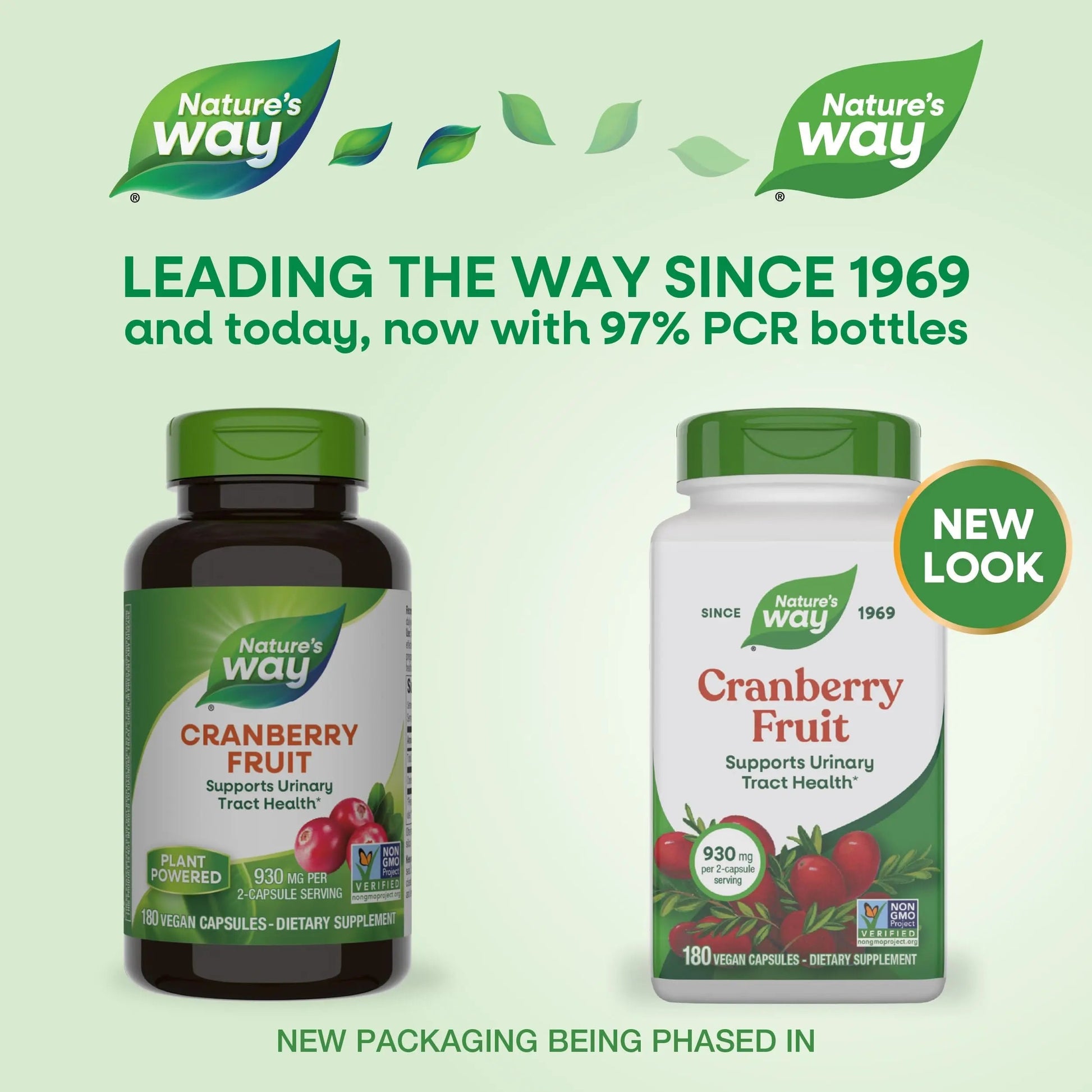 Nature's Way Cranberry Fruit, Cranberry Supplements, Supports Urinary Tract Health*, 930 mg per 2-Capsule Serving, 180 Capsules (Packaging May Vary) Nature's WayBuy Supplements Australia