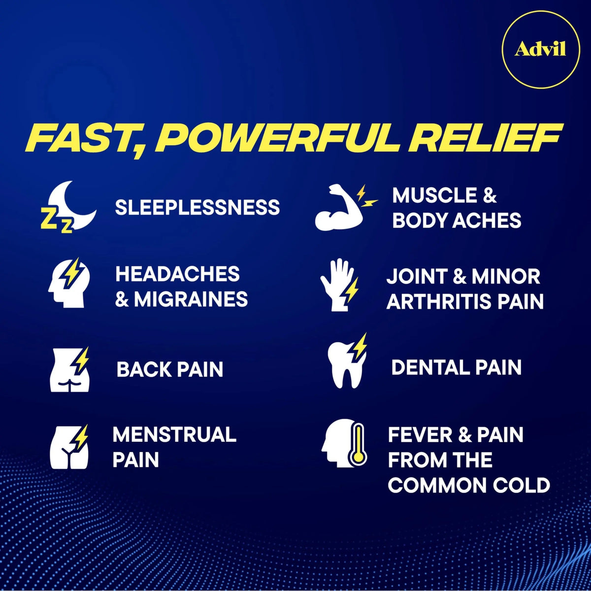 Advil PM Liqui-Gels Pain Reliever and Nighttime Sleep Aid, Pain Medicine with Ibuprofen for Pain Relief and Diphenhydramine HCL for a Sleep Aid - 2x80 Liquid Filled Capsules AdvilBuy Supplements Australia