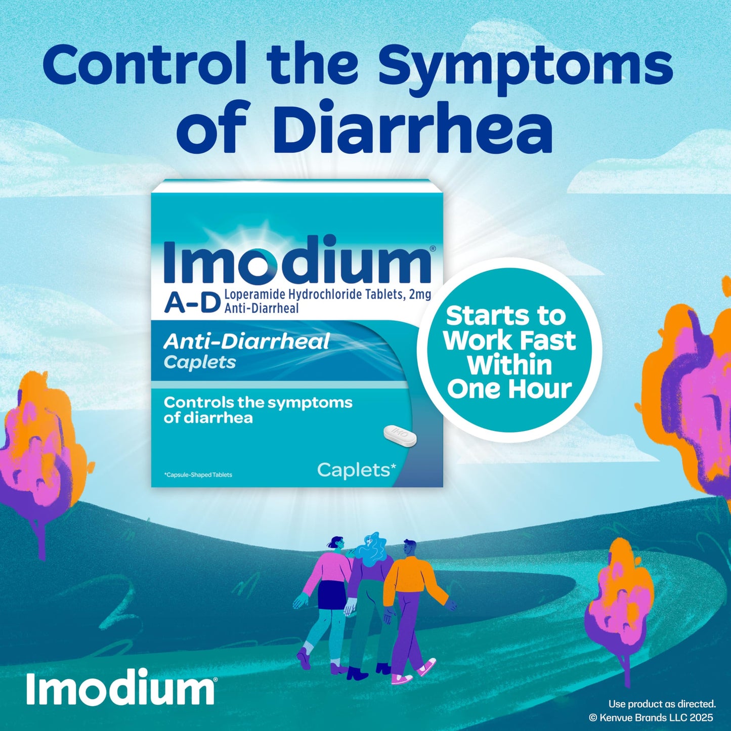 Imodium A-D Diarrhea Relief Caplets with Loperamide HCl, Anti-Diarrheal Medicine to Help Control Symptoms of Diarrhea Due to Acute, Traveler's Diarrhea, HSA/FSA Eligible, 24 ct Imodium buy supplements Au