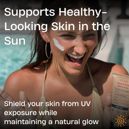 Sky and Sol Mineral Sunscreen SPF 50 | With Grass-Fed Tallow & Zinc Oxide | Non-Greasy