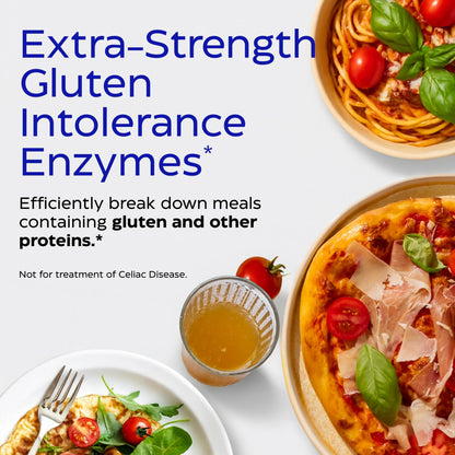 Enzymedica - GlutenEase Extra Strength, Complete Gluten & Casein Formula with Digestive Enzymes + DPP-IV, 30 Capsules
