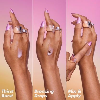e.l.f. SKIN The Hottest Drops Duo, Holy Hydration! Thirst Burst & Bronzing Skincare Set, For A Dewy, Sun-Kissed Look, Vegan & Cruelty-Free e.l.f.Buy Supplements Australia