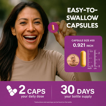 Menopause Supplements for Women - Dong Quai, Black Cohosh, Pre & Probiotics - Sweats & Hot Flashes Relief - Digestion, Sleep & Mood Support - 25-in-1 Perimenopause Complex