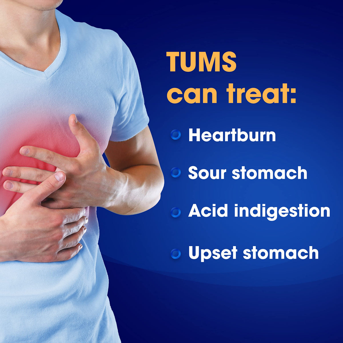 TUMS Chewy Bites Antacid Tablets for Chewable Heartburn & Acid Indigestion Relief, Assorted Berries, 32 Count TUMS buy supplements Au