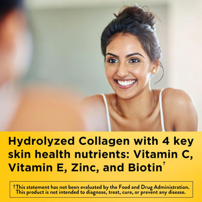 Nature Made Collagen Gummies with Vitamin C, Zinc, Biotin, Hydrolyzed Collagen Peptides for Women and Men, Healthy Skin Support Supplement, 60 Gummies, 60 Day Supply Nature Made buy supplements Au
