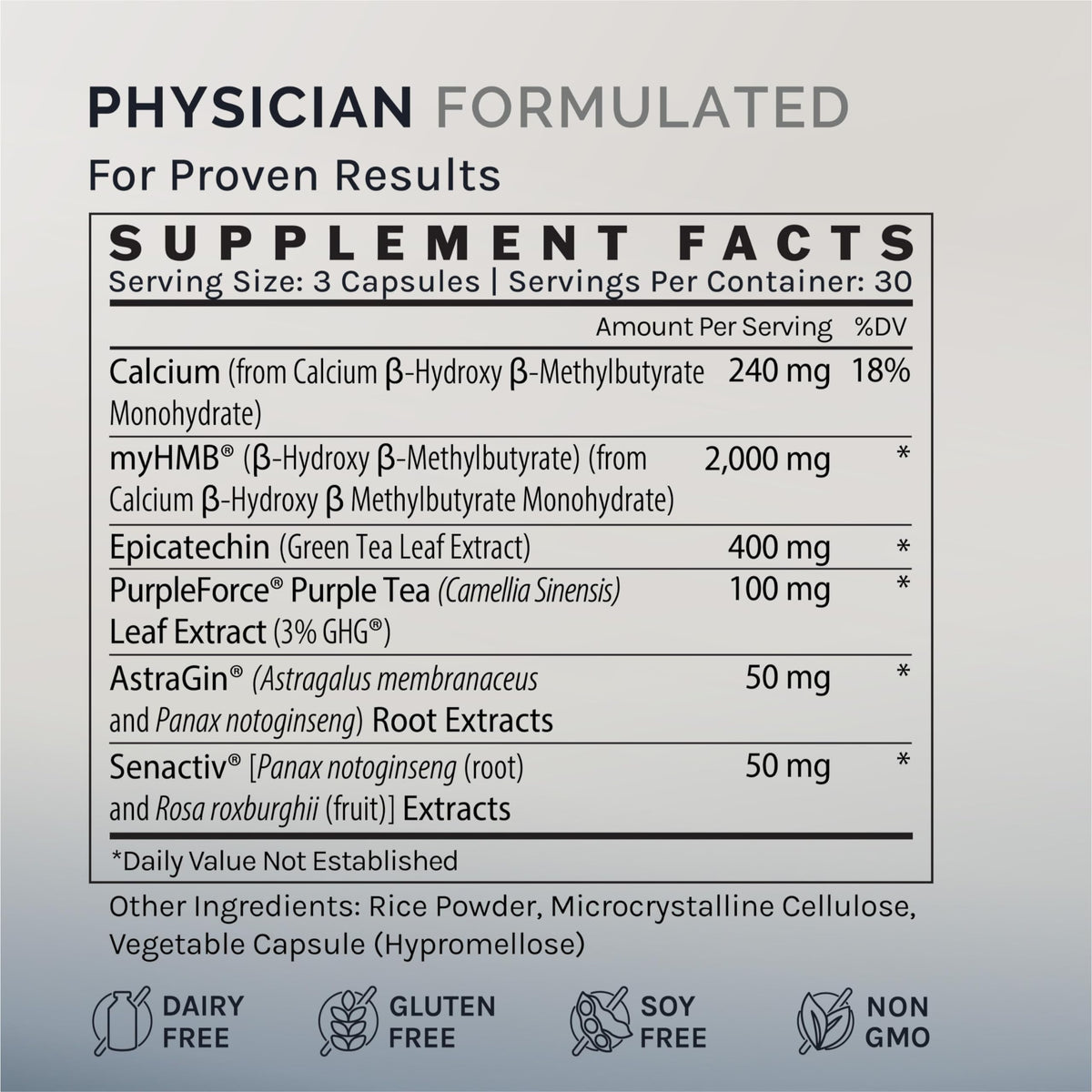 InfiniWell Strength - Muscle Recovery Supplements for Healthy Aging - HMB Supplement for Stamina, Endurance, Strength Gains & Mobility - Nourish Healthy Muscle Mass & Tissue Quality (90 Capsules) InfiniWellBuy Supplements Australia