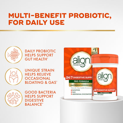Align Probiotic, Pro Formula, Probiotics for Women and Men, Probiotics for Digestive Health, Men and Womens Probiotic Capsules Help Relieve
