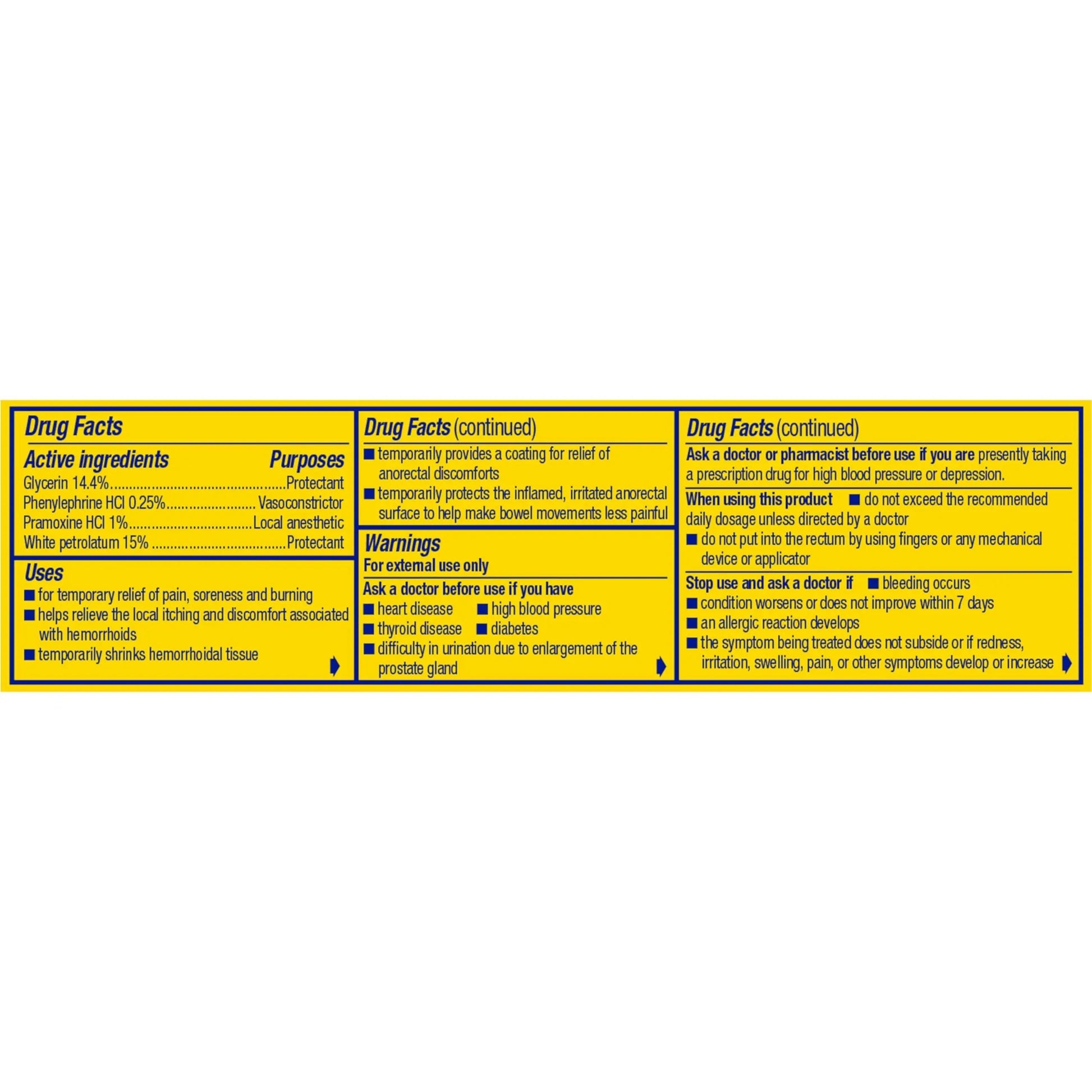 Preparation H Hemorrhoid Symptom Treatment Cream (0.9 Ounce Tube), Maximum Strength Multi-Symptom Pain Relief with Aloe Preparation HBuy Supplements Australia
