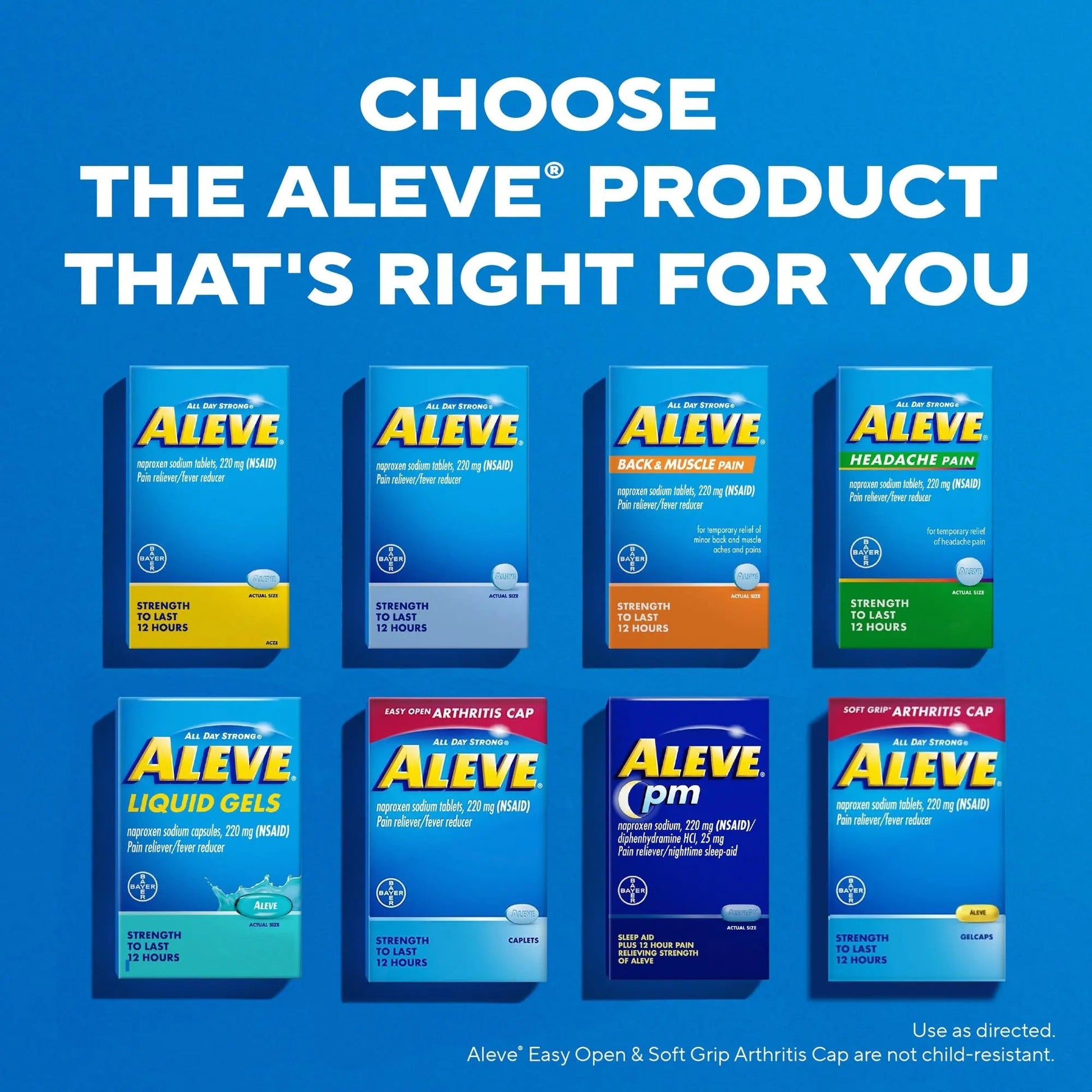 Aleve Pain Reliever & Fever Reducer Tablets, Naproxen Sodium, Headache, Back and Body Pain Relief Medicine, 270 Count AleveBuy Supplements Australia