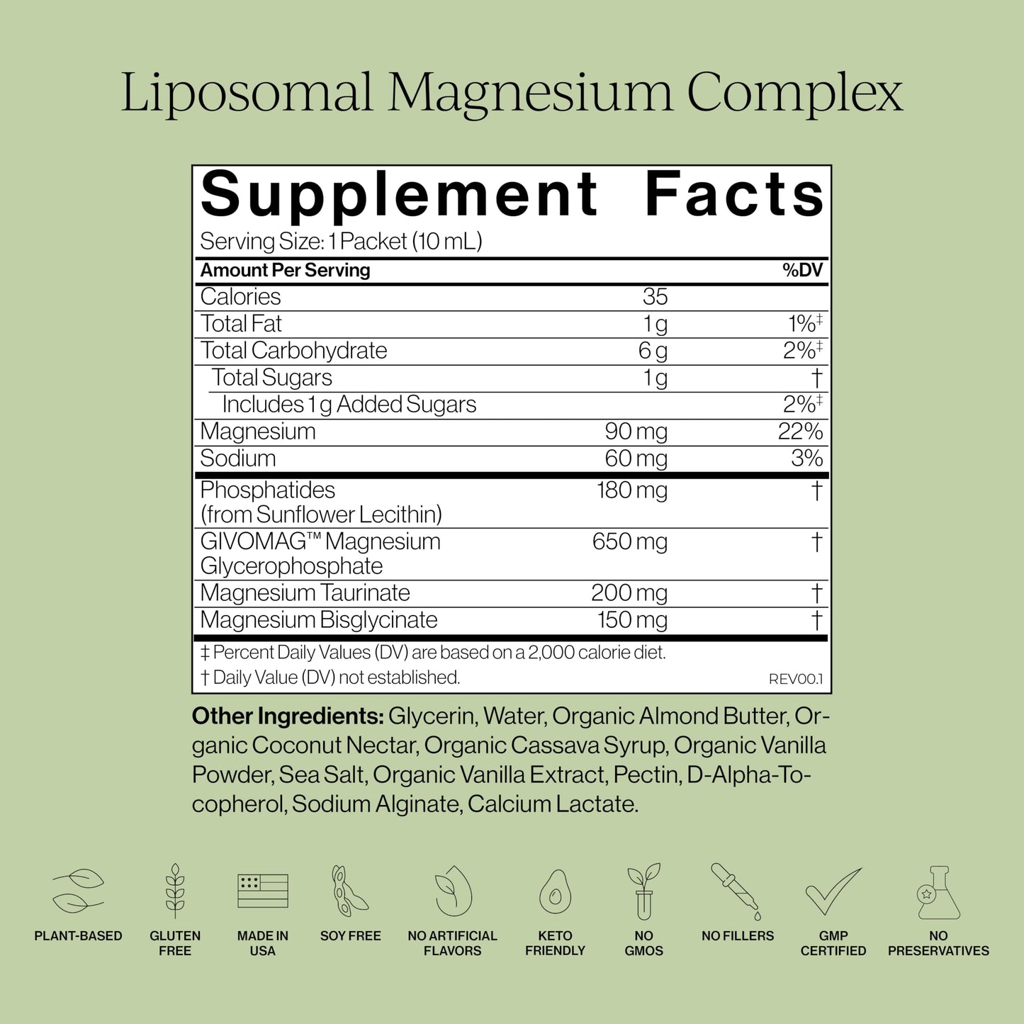 Cymbiotika Liposomal Magnesium Complex – Promotes Relaxation, Restful Sleep, and Heart & Brain Health – Highly Absorbable 3-in-1 Formula