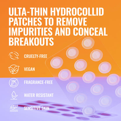 Good Molecules Pimple Patches for Face, 60 Pack – Ultra-Thin Hydrocolloid Acne & Zit Patches