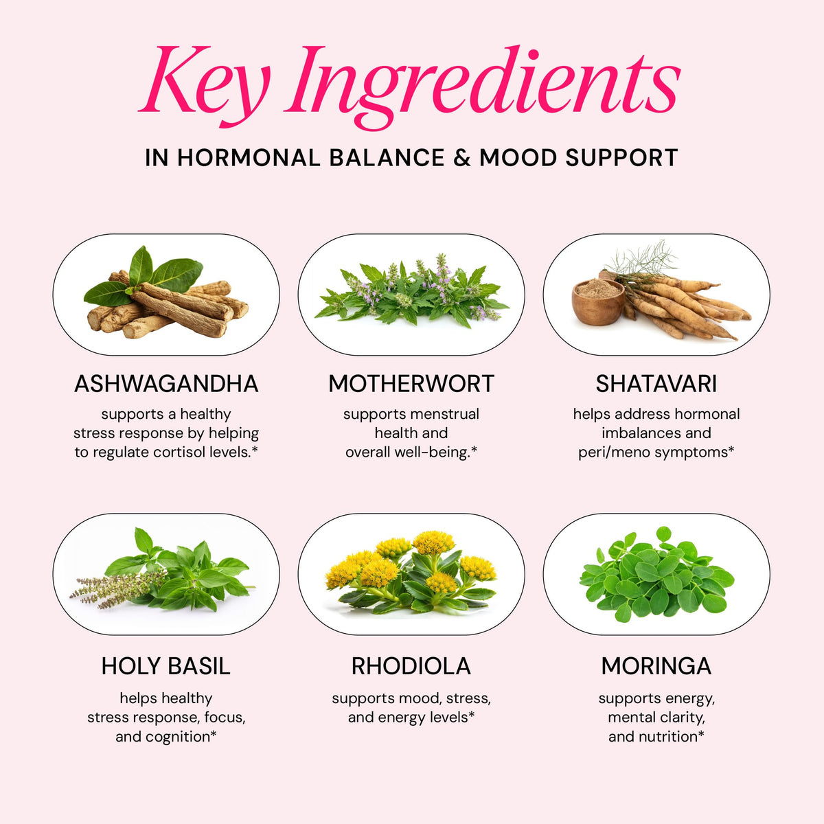 Ayurvedic Hormone Balance for Women | Cortisol Reducer | Mood, Energy, & Sleep Support | Regulates Estrogen | Stress Relief | Ashwagandha, Rhodiola, & Shatavari