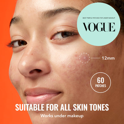 Good Molecules Pimple Patches for Face, 60 Pack – Ultra-Thin Hydrocolloid Acne & Zit Patches