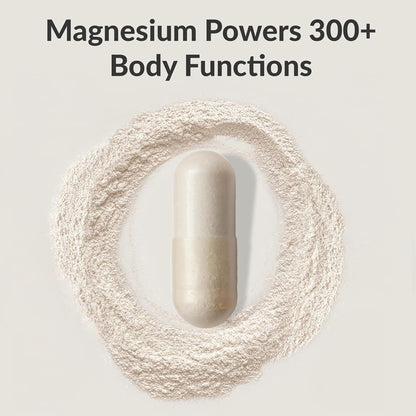 BIOptimizers Magnesium Breakthrough Supplement with 500mg - 7 Forms of Magnesium: Glycinate, Malate, Citrate, and More - Natural Support for Sleep and Cognitive Function -60 Capsules- Calming Vitamins BIOptimizersBuy Supplements Australia