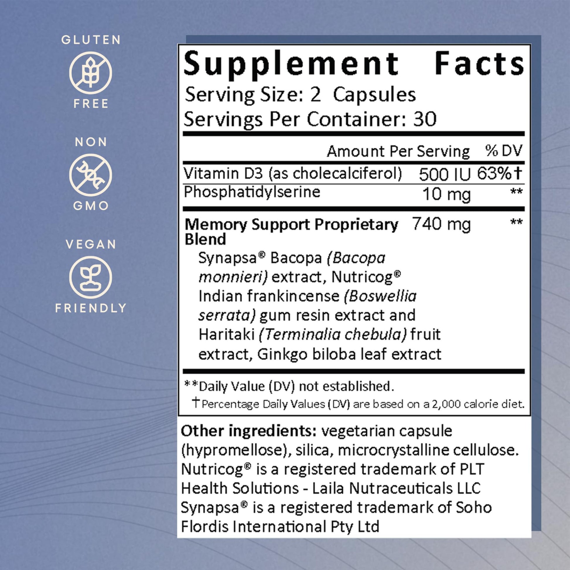 EcoNugenics Memory Boost Supplement – Clinically Studied Ingredients to Support Brain Focus & Health – Nootropic Formula with Bacopa Monnieri, Boswellia Serrata & Ginkgo Biloba Extract – 60 Capsules EcoNugenicsBuy Supplements Australia