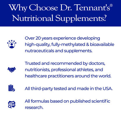 Dr. Tennant's Digestive Enzymes with Bromelain, Papain and Lipase - Bloating Relief and Gas Support for Sensitive Stomachs, Vegan, 27-Enzyme Blend,