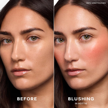 Saie Cheek Flush Duo - Dew Liquid Blush (.40 oz, Hottie), SuperSuede Baked Powder Blush (.01 oz, Stella) - Layerable, Skin-Nourishing Blushes for a Seamless Radiant Finish SaieBuy Supplements Australia