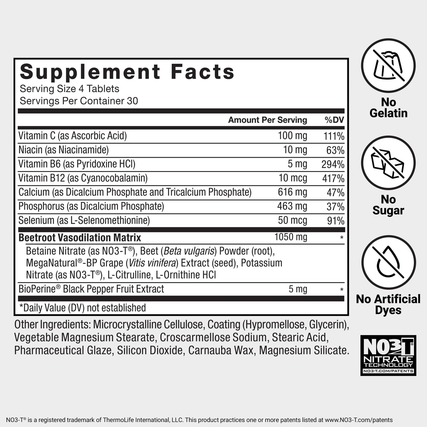 Force Factor Total Beets Blood Pressure Support with Grape Seed Extract and Non GMO Beet Root Powder for Heart Health