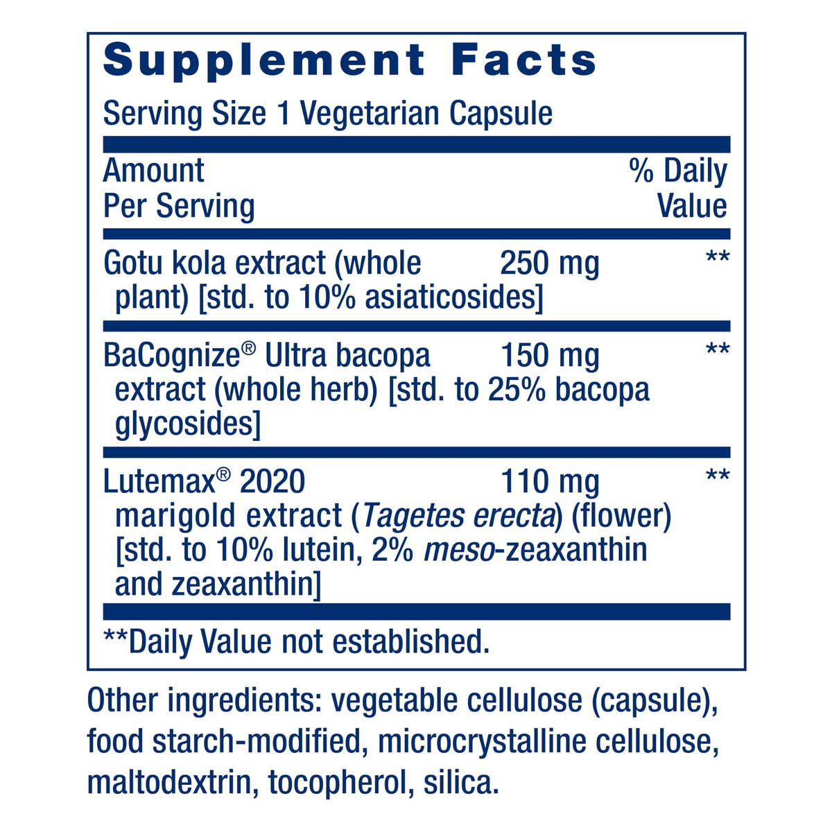 Life Extension Quick Brain Nootropic, Fast Thinking, Learning, Concentration, Lutein, zeaxanthin, gotu kola, bacopa, Gluten Free, Non-GMO, Vegetarian, 1 Daily, 30 Capsules, (Pack of 2) Life Extension buy supplements Au