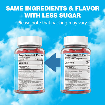 Magnesium Complex Gummies 400mg | as 8 Forms of Magnesium Glycinate, Malate, Citrate, Taurate, Oxide & More | w/Ashwagandha Extract, D3 & B12 Supports for Calm, Zzz