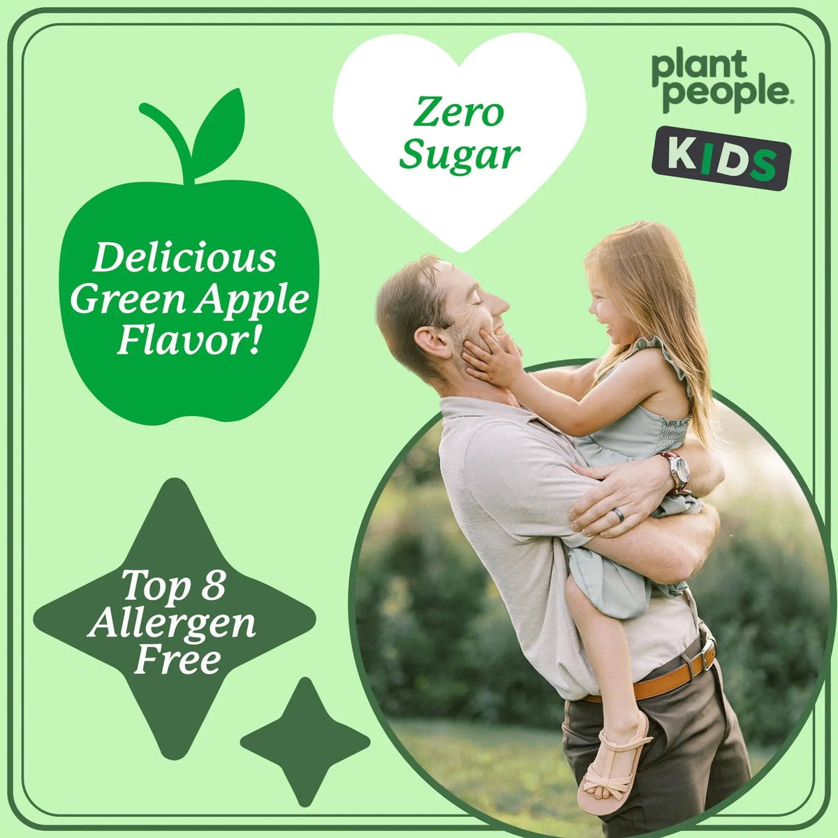 WonderGreens Kids Super Veggie Gummies – Sugar-Free, Allergen-Free Multivitamin for Picky Eaters with Probiotics – Tummy & Immune Support Plant People
