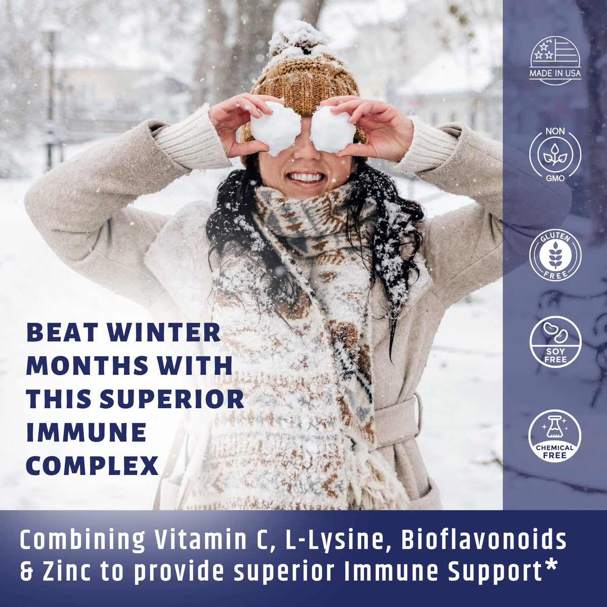 AgeImmune Vitamin C 1000mg Complex with L-Lysine 500mg, Zinc 12mg, Bioflavonoids 300mg. Doctor Formulated Magnesium Stearate Free Supplements for Healthy Immune System Support.(1) AgeImmune buy supplements Au