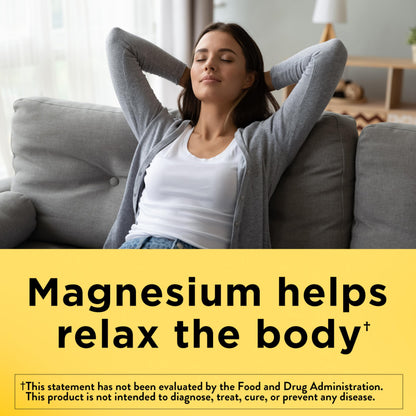Nature Made Magnesium Oxide 250 mg, Magnesium Supplements for Men and Women, Support for Muscle, Heart