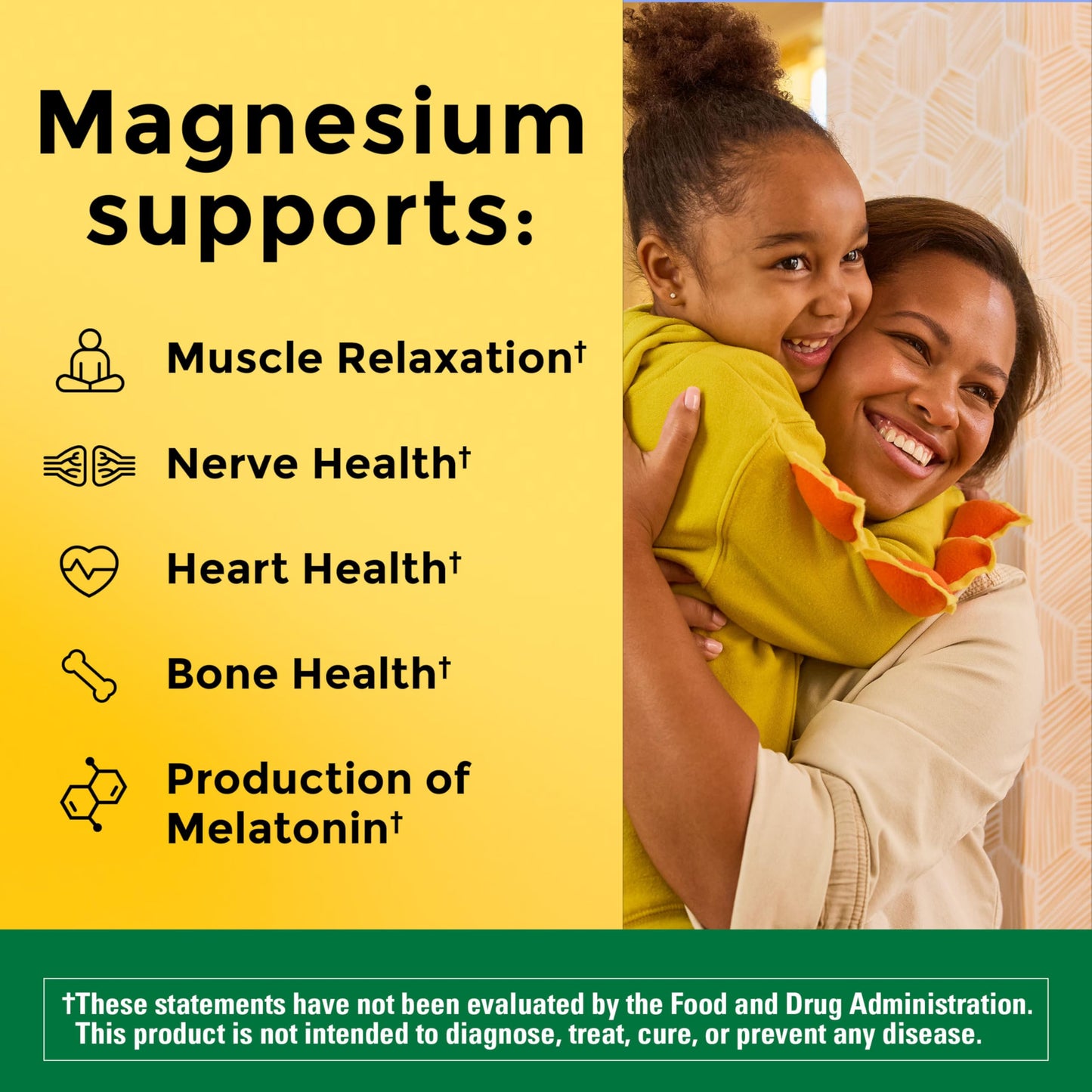 Nature Made High Absorption Magnesium Glycinate Gummies 100 mg per Serving, Muscle, Nerve, Bone and Heart Support, Magnesium Supplement, 40 Magnesium Gummies, 20 Day Supply Nature MadeBuy Supplements Australia