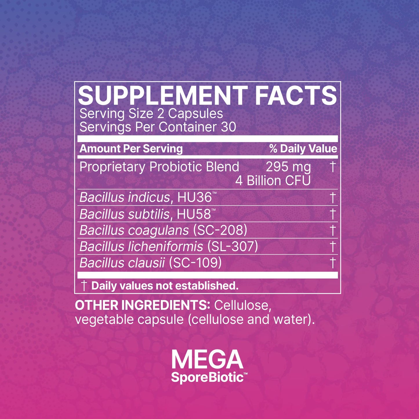 Microbiome Labs MegaSporeBiotic Probiotics for Women & Men - Spore-Based Probiotic for Gut Health & Digestive Support - Shelf-Stable, Travel-Friendly