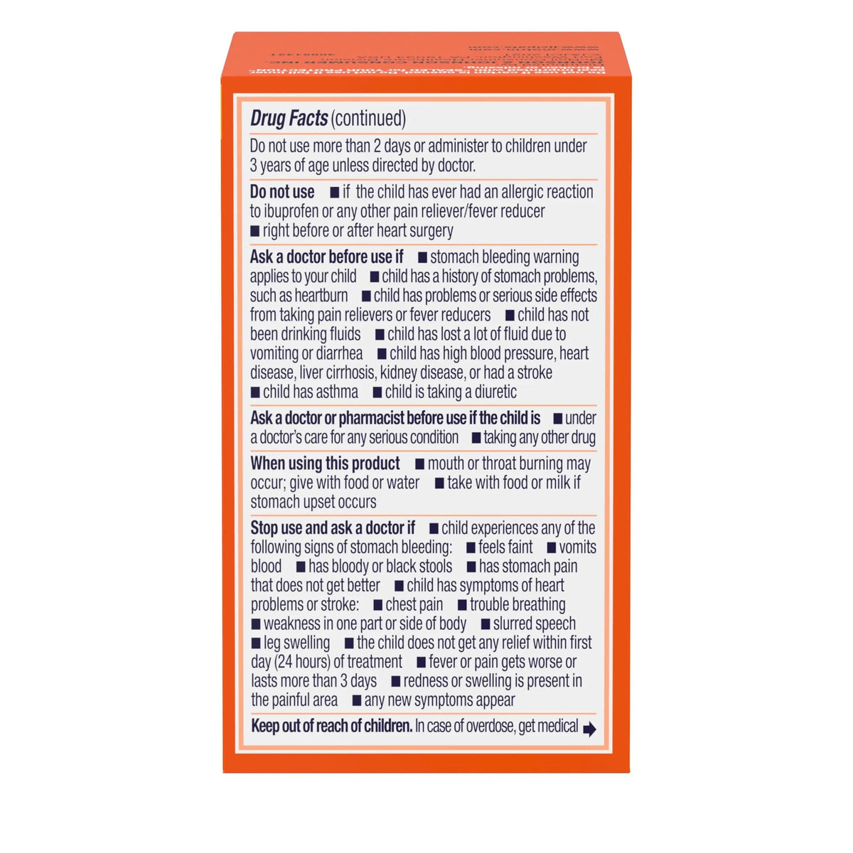 Motrin Children's Dye-Free Chewable Tablets with Ibuprofen, Kids' Fever Reducer & Pain Reliever for Sore Throat, Fever, Toothache & Pain Relief, Grape Flavor, 24 Ct MotrinBuy Supplements Australia