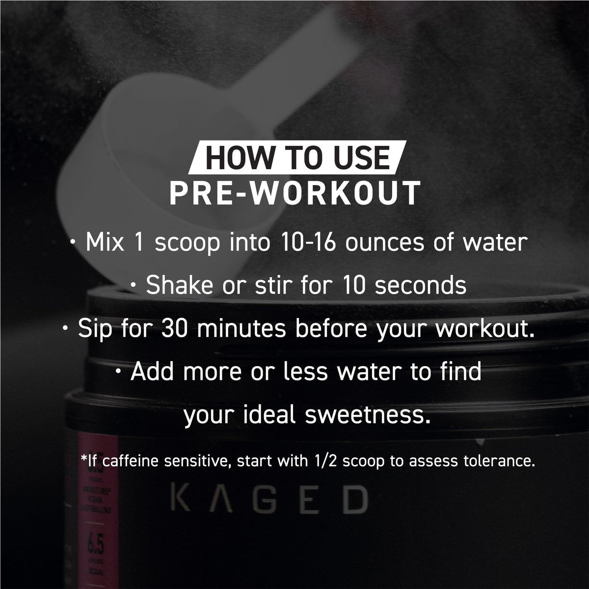 Kaged Stimulant Free Pre Workout Powder | Fruit Punch | Pre-Kaged | Formulated with Creatine, Beta Alanine | No Jitters | 20 Servings