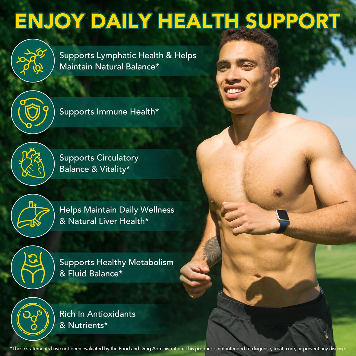 Lymphatic Drainage Supplements, Lymphatic Drainage Capsules Supplement - Wellness Complex Formula 21 in 1 - Aescia, Turmeric, Bromelain, Echinacea & More - Lymph System Support Capsule Easy Store OMZOK buy supplements Au