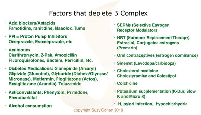 Script Essentials Suzy Cohen, Mito B Complex Dietary Supplement, 5-MTHF, Adeno B12, Methylation Support, Supports Healthy Nervous System