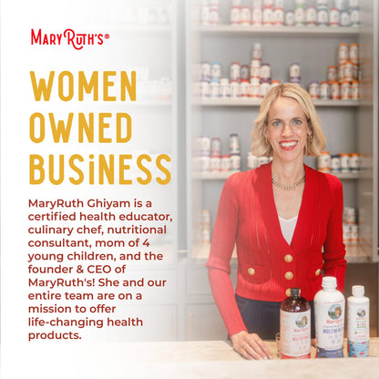 MARYRUTH'S Organics USDA Turmeric Gold Liquid Drops | Herbal Blend | Turmeric Curcumin | Black Pepper | Cassia Cinnamon Bark | Ginger Root | Immune Support