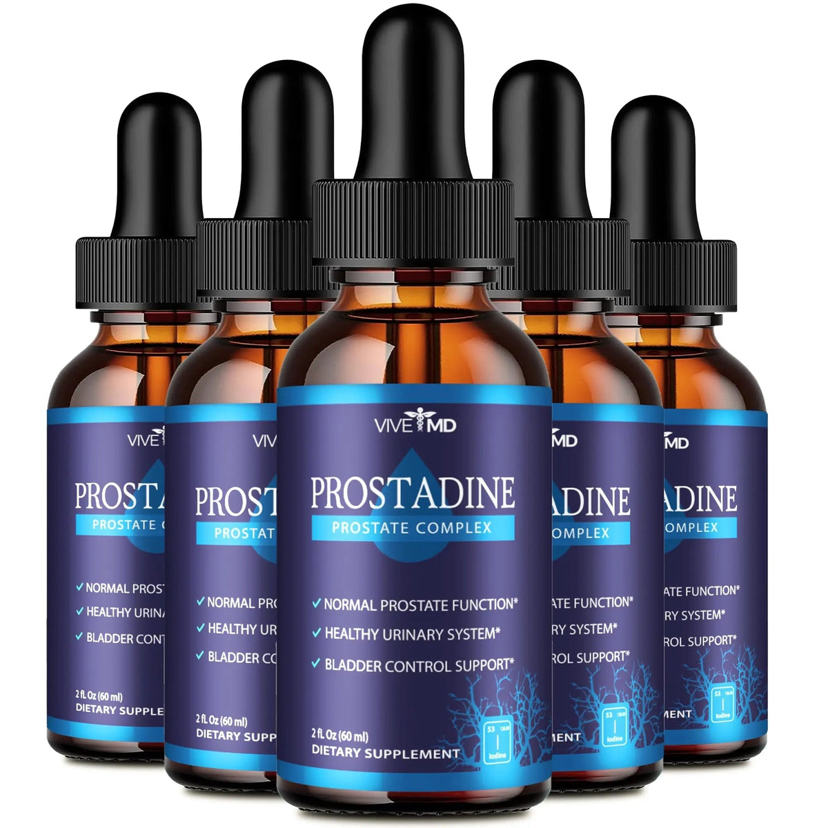 VIVE MD Prostadine Drops for Prostate Health, Bladder Urinating Issues - Prostadine Official Drop Formula - Extra Strength with Pomegranate, Prostadine Reviews (Package of 5) VIVE MDBuy Supplements Australia