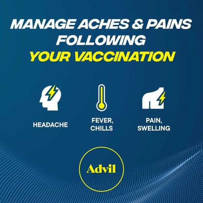 Advil Pain Reliever and Fever Reducer, Pain Relief Medicine with Ibuprofen 200mg for Headache, Backache, Menstrual Pain and Joint Pain Relief - 100 Coated Tablets AdvilBuy Supplements Australia