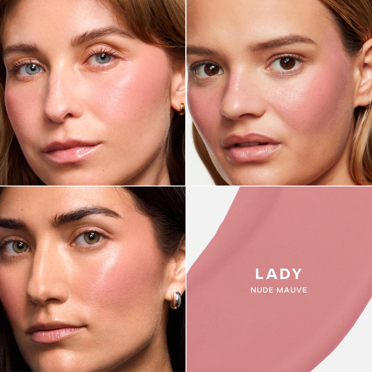 Saie Cheek Flush Duo - Dew Liquid Blush (.40 oz, Lady), SuperSuede Baked Powder Blush (.01 oz, Mia) - Layerable, Skin-Nourishing Blushes for a Seamless Radiant Finish SaieBuy Supplements Australia
