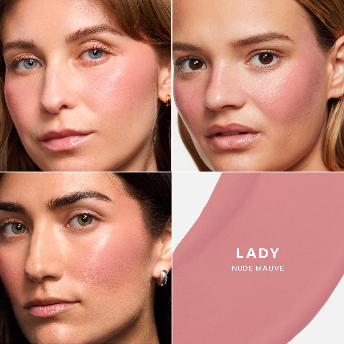 Saie Cheek Flush Duo - Dew Liquid Blush (.40 oz, Lady), SuperSuede Baked Powder Blush (.01 oz, Mia) - Layerable, Skin-Nourishing Blushes for a Seamless Radiant Finish SaieBuy Supplements Australia
