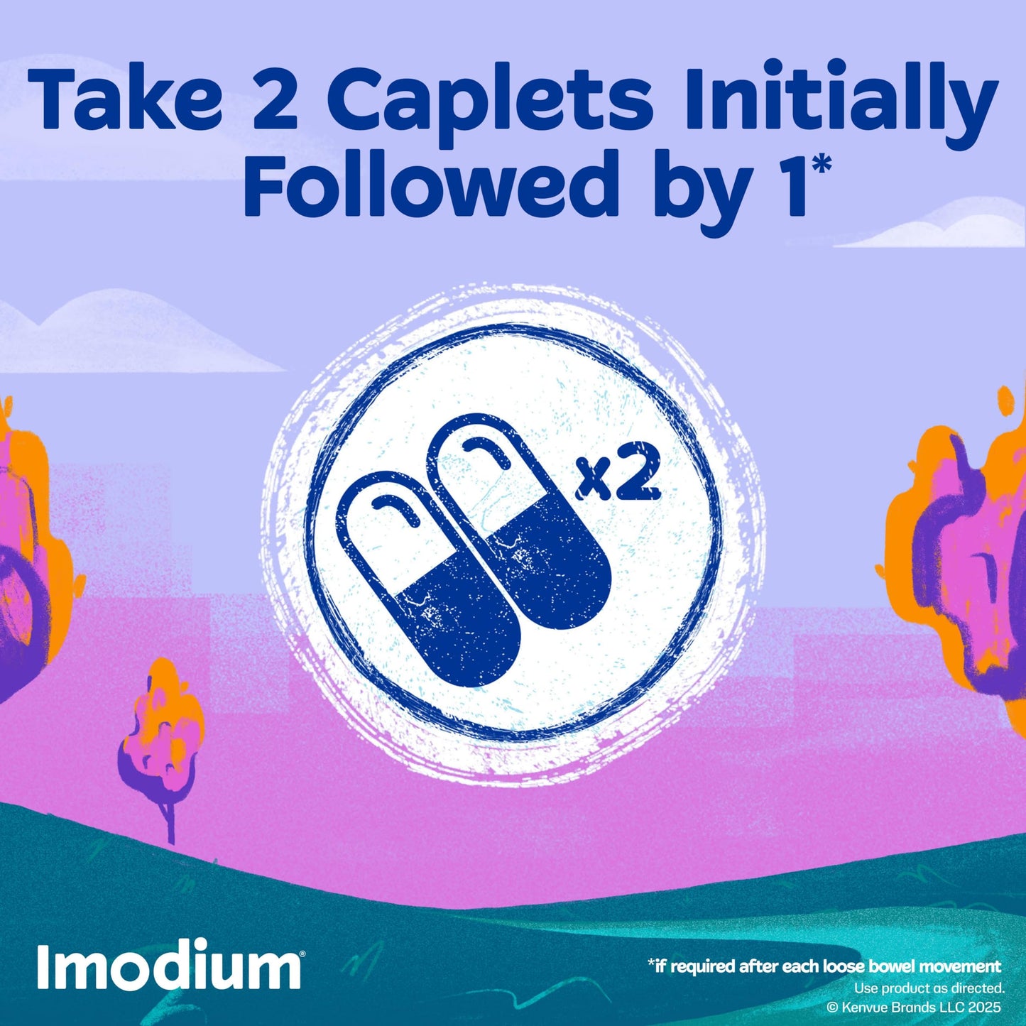 Imodium Multi-Symptom Relief Caplets, Loperamide Hydrochloride & Simethicone Anti-Diarrheal Medicine for the Relief of Diarrhea, Gas, Bloating, Cramps & Pressure, 18 ct Imodium buy supplements Au